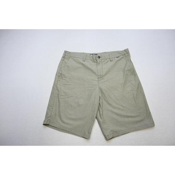 Hurley Nike Golf Shorts Dri Fit Stretch Beige Performance 11" INS Mens Size 38 - Picture 2 of 8